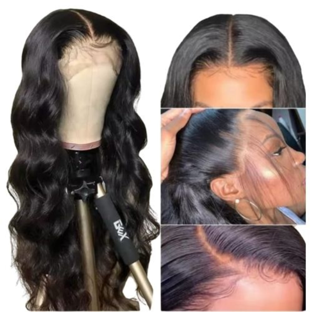 Body Wave Echthaarperücke 20 Zoll – Rückansicht- LUX-Peruck