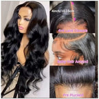 Body Wave Perücke 13x4 – Nahaufnahme Spitze- LUX-Peruck