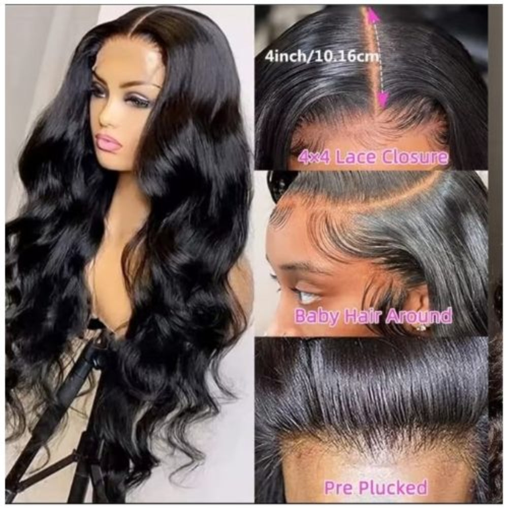 Body Wave Perücke 13x4 – Nahaufnahme Spitze- LUX-Peruck