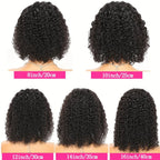 V Part Kinky Curly Real Hair Wig LUX-Peruck