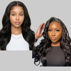 Body Wave Echthaarperücke 13x4 Transparente Lace Front- LUX-Peruck