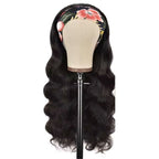 Headband Wig Human Hair Body Wave Natural Color Wig Brazilian Remy- LUX-Peruck