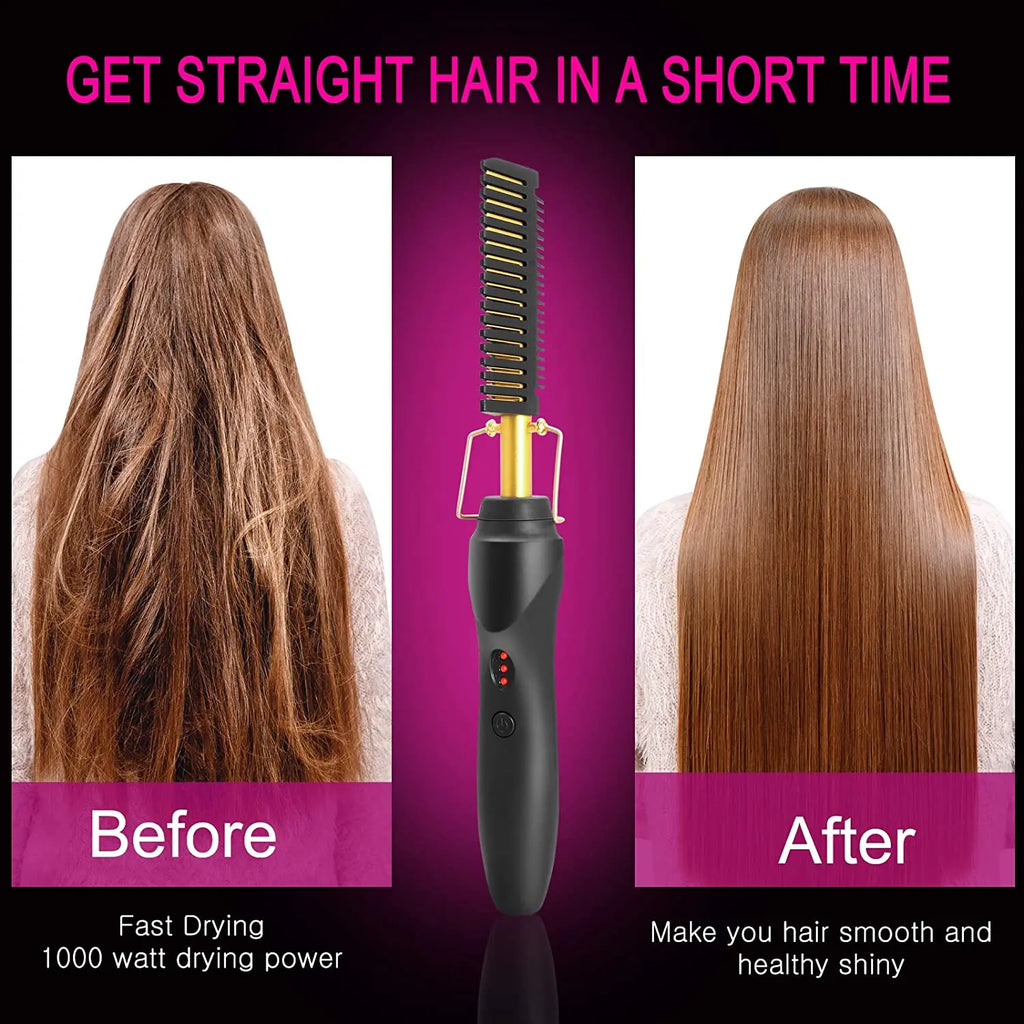 2-in-1 Glätteisen mit schneller Aufheizzeit – Styling-Tool– LUX-Peruck