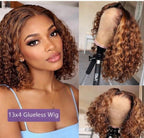 4/27 Highlight Blonde Kurzer Bob – 250% Dichte 13x4 Lace– LUX-Peruck