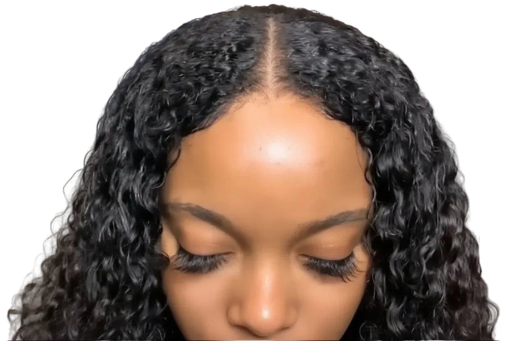 V Part Kinky Curly Real Hair Wig LUX-Peruck