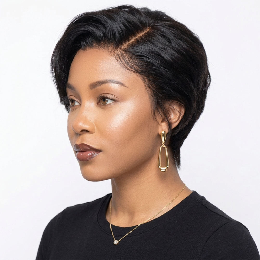 Pixie Cut Echthaar Perücke | 13x4 - LUX-Peruck