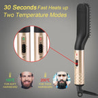 Mini Beard & Hair Straightener Comb LUX-Peruck.