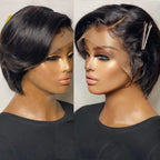 Pixie Cut Echthaar Perücke- LUX-Peruck