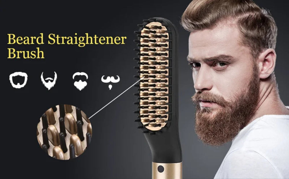 Mini Beard & Hair Straightener Comb LUX-Peruck.