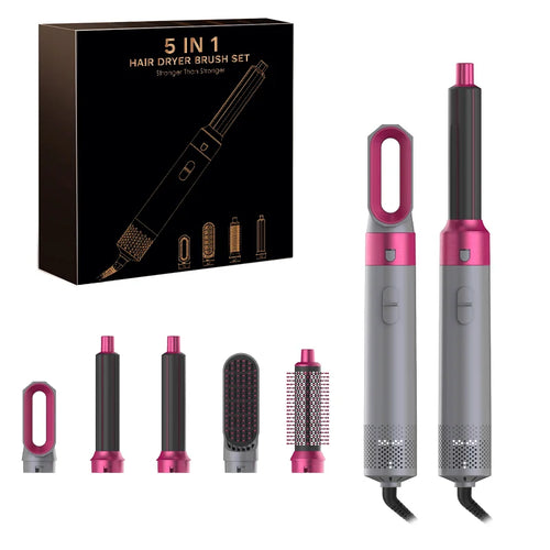 5-in-1 Haarstyling-Set – Locken, Wellen und Glätten in einem– LUX-Peruck