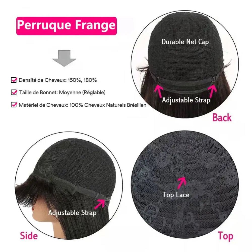 Short Bob Pony Wig LUX-Peruck