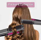 Multifunctional Heated Hair Straightening Brush LUX-Peruck.