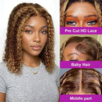 4/27 Highlight Blonde Kurzer Bob – 250% Dichte 13x4 Lace– LUX-Peruck