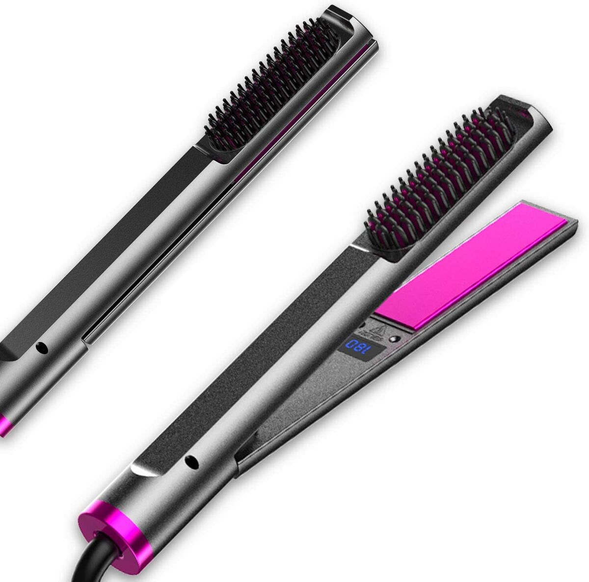 Multifunctional Heated Hair Straightening Brush LUX-Peruck.